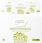 Simply Gentle Organic, Cotton Buds - 100% Organic Cotton & FSC Paper Stems - for Cleaning Delicate Areas Around Eyes & Outer Ears - Eco Friendly & Biodegradable - 200 Buds x 4 Packs Simply Gentle Organic, Cotton Buds - 100% Organic Cotton & FSC Paper Stems - for Cleaning Delicate Areas Around Eyes & Outer Ears - Eco Friendly & Biodegradable - 200 Buds x 4 Packs