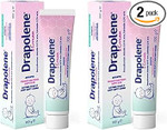 Drapolene® Cream 100g Tube | Prevents and Treats Nappy Rash | Soothes and Protects Baby's Bottom from Newborn Onwards (Pack of 2)
