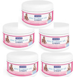Nuage Nappy Rash Zinc & Castor Oil Cream 200ml Free Gentle & Effective Sensitive Beauty Skin Ideal For Babies & Toddlers (5Pack) Omoge Hair