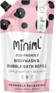 Miniml Natural English Lavender & Chamomile Body Wash & Bubble Bath - For all skin types - Hypoallergenic Dermatologically Tested - Sulphate & Paraben Free, Vegan & Cruelty Free - 500ml Bottle Miniml Natural English Lavender & Chamomile Body Wash & Bubble Bath - For all skin types - Hypoallergenic Dermatologically Tested - Sulphate & Paraben Free, Vegan & Cruelty Free - 500ml Bottle