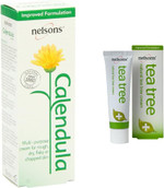 Nelsons Calendula Cream 50g & Tea Tree Cream 30ml