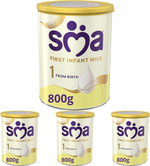 SMA First Infant Baby Infant Milk Milk Pro Powder Formula , from birth , 1.2 kg (Pack of 1),packaging may vary 2 x 600g