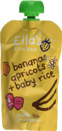 Ella's Kitchen Stage 1 From 4 Months Organic Banana and Apricot Baby Rice (Pack of 7), 120 g Ella's Kitchen Stage 1 From 4 Months Organic Banana and Apricot Baby Rice (Pack of 7), 120 g
