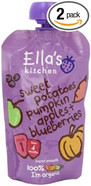 Ella'S Kitchen Sweet Potatoes, Pumpkin, Apples + Blueberries Stage 1 From 4 Months 120G - Pack of 2 Ella'S Kitchen Sweet Potatoes, Pumpkin, Apples + Blueberries Stage 1 From 4 Months 120G - Pack of 2