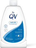 QV Bath Oil (500 ml) Moisturising Bath Soak for Sensitive Skin, Relief from Dry Itchy Skin, Gentle pH Balanced Formula, Fragrance Free, Soap Free, Non Greasy, Noncomedogenic Bath Soak QV Bath Oil (500 ml) Moisturising Bath Soak for Sensitive Skin, Relief from Dry Itchy Skin, Gentle pH Balanced Formula, Fragrance Free, Soap Free, Non Greasy, Noncomedogenic Bath Soak