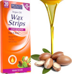20Pc Natural Smoothing Argan Oil Wax Strips for Legs & Body All Skin Types 20Pc Natural Smoothing Argan Oil Wax Strips for Legs & Body All Skin Types