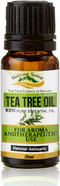 Nature Shine Tea Tree Oil 10 ml  100% Natural Essential Oil from Australia, Vegan  for use on blemished Skin, inflammatory Skin Conditions, Anti-pimples, Against Acne and Fungi