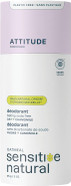 ATTITUDE Baking Soda Free Deodorant for Sensitive Skin with Oatmeal, EWG Verified, Aluminum Free, Plastic-Free, Unscented, 85 Grams