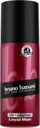 bruno banani Loyal Man Deodorant Body Spray with Aromatic Woody Men's Fragrance, 24 Hours Long-Lasting, 150 ml bruno banani Loyal Man Deodorant Body Spray with Aromatic Woody Men's Fragrance, 24 Hours Long-Lasting, 150 ml