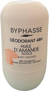 Byphasse Sweet Almond Oil 24h deodorant roll-on (Pack of 4) 50ml/1.7oz All Skin Types Byphasse Sweet Almond Oil 24h deodorant roll-on (Pack of 4) 50ml/1.7oz All Skin Types