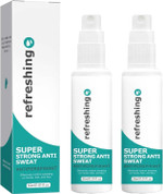 Antiperspirant Deodorant Spray, Refreshing Spray, Strong antiperspirant Hyperhidrosis Treatment, Against Heavy Sweating on the Underarm, Head, face and Body, Antiperspirant Face for Women Men (2) Antiperspirant Deodorant Spray, Refreshing Spray, Strong antiperspirant Hyperhidrosis Treatment, Against Heavy Sweating on the Underarm, Head, face and Body, Antiperspirant Face for Women Men (2)