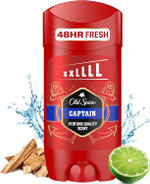 Old Spice Captain Deodorant Stick For Men ml, Aluminium Free. Long Lasting Perfume Quality Scent, 48H Fresh. Invisible on Black & White Old Spice Captain Deodorant Stick For Men ml, Aluminium Free. Long Lasting Perfume Quality Scent, 48H Fresh. Invisible on Black & White