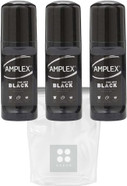 Deodorant for Lasting Protection. Strong Roll On Deodorant for Men on the Go with 3-Pack Amplex Black Deodorant for Men 50ml Bundled with SAESR Cosmetic Bag Deodorant for Lasting Protection. Strong Roll On Deodorant for Men on the Go with 3-Pack Amplex Black Deodorant for Men 50ml Bundled with SAESR Cosmetic Bag