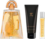 PI by Givenchy for Men - 3 Pc Gift Set 3.3oz EDT Spray, 0.42oz EDT Spray, 2.5oz After Shave Balm PI by Givenchy for Men - 3 Pc Gift Set 3.3oz EDT Spray, 0.42oz EDT Spray, 2.5oz After Shave Balm