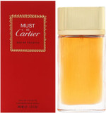 Cartier Must De Eau De Toilette Spray for Women, 100 ml