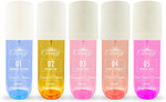 Brazilian Inspired Perfume, Body Spray Body Mist Fragrance Spray - Fresh and Floral Fragrance Perfume- 5 x 100ml (Golden Sun, Sugar Berry, Perfect Paradise, Tropical Bliss, Midnight Passion) Brazilian Inspired Perfume, Body Spray Body Mist Fragrance Spray - Fresh and Floral Fragrance Perfume- 5 x 100ml (Golden Sun, Sugar Berry, Perfect Paradise, Tropical Bliss, Midnight Passion)