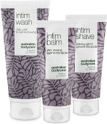 Intimate Shaving KIT 3 products to get rid of red Bumps, Spots and ingrown Hairs After Shaving. Inside the kit: Intim Wash 200ml, Intim shave 100ml, Intim balm aftershave 100ml | Australian Bodycare Intimate Shaving KIT 3 products to get rid of red Bumps, Spots and ingrown Hairs After Shaving. Inside the kit: Intim Wash 200ml, Intim shave 100ml, Intim balm aftershave 100ml | Australian Bodycare