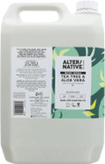 Alter/Native Natural Plant-Powered Cruelty Free Body Wash (Tea Tree & Aloe Vera, 5 Litre) Alter/Native Natural Plant-Powered Cruelty Free Body Wash (Tea Tree & Aloe Vera, 5 Litre)