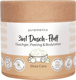 Puremetics 3-in-1 Shower Gel (250 g), Shower Gel, Exfoliating and Lotion in one, Vegan and Plastic-free | Nourishes, Slimmes and Straightens the Skin, Sugary Sea Salt Exfoliation, Zero Waste Puremetics 3-in-1 Shower Gel (250 g), Shower Gel, Exfoliating and Lotion in one, Vegan and Plastic-free | Nourishes, Slimmes and Straightens the Skin, Sugary Sea Salt Exfoliation, Zero Waste