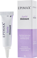 Epimax Eyelid Ointment-A Soothing moisturiser to Help Relieve eyelids That are Dry, Itchy, red, and Flaky. Soothe, Hydrate and Comfort Dry Skin Around The Delicate Eye Area Epimax Eyelid Ointment-A Soothing moisturiser to Help Relieve eyelids That are Dry, Itchy, red, and Flaky. Soothe, Hydrate and Comfort Dry Skin Around The Delicate Eye Area