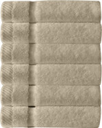 Arm & Hammer Super Soft Washcloths, 6 Piece, Light Blue