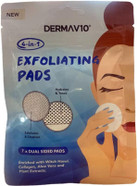 Healthpoint Derma V10 Exfoliating Pads, Pack of 7 Pre-moisturised Microfibre Facial Pads, Exfoliate, Cleanse, Hydrate, Tone, Removes Impurities, Enriched with Witch Hazel, Collagen and Aloe Vera Healthpoint Derma V10 Exfoliating Pads, Pack of 7 Pre-moisturised Microfibre Facial Pads, Exfoliate, Cleanse, Hydrate, Tone, Removes Impurities, Enriched with Witch Hazel, Collagen and Aloe Vera