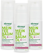alkmene tea tree oil facial cream for impure skin - vegan facial care without silicones, parabens & mineral oil - deep pore cleansing for the face - cream in pack of 3 (3x 50 ml) alkmene tea tree oil facial cream for impure skin - vegan facial care without silicones, parabens & mineral oil - deep pore cleansing for the face - cream in pack of 3 (3x 50 ml)