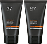 (2 PACK) No7 Men Energising Face Wash x 150ml & No7 Men Energising Face Scrub x 150ml (2 PACK) No7 Men Energising Face Wash x 150ml & No7 Men Energising Face Scrub x 150ml