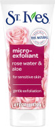 Gentle Smoothing Scrub, Rose Water & Aloe Vera, 6 oz (170 g), St. Ives