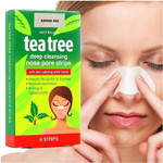 6- STRIPS Australian Tea Tree Deep Cleansing NOSE PORE STRIPS, Blackhead Remover Clear and Unclogged Pores[ Blackhead Remover Deep Cleansing FOR NOSE ]