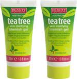 Australian Tea Tree Skin Clarifying Blemish Gel 30ml (2 Pack) - Fast-Acting Acne Control Treatment for Clear Skin - Natural Anti-Blemish Cleanser with Tea Tree Oil Australian Tea Tree Skin Clarifying Blemish Gel 30ml (2 Pack) - Fast-Acting Acne Control Treatment for Clear Skin - Natural Anti-Blemish Cleanser with Tea Tree Oil