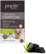 Purity Plus Activated Charcoal Detoxifying Nose Pore Strips (6)