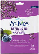 St Ives 23ml Sheet Mask Revitalising Acai, Blueberry and Chia Seed Oil (Pack of 6) St Ives 23ml Sheet Mask Revitalising Acai, Blueberry and Chia Seed Oil (Pack of 6)