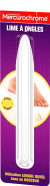 MERCUROCHROME - Tempered Glass Nail File - 1 Unit - Nail Care - Long Service Life - Washable with Water - Easy to Carry - Transparent