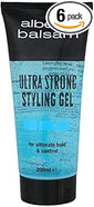 Alberto Balsam Ultra Strong Styling Gel (200ml) - Pack of 6 by Alberto Balsam