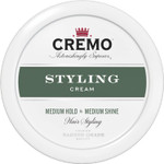 CREMO - Barber Grade Hair Styling Cream For Men - Medium Hold & Medium Shine - 113g