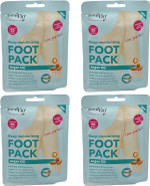 Derma V10 Foot Pack Mask (4 Pack) Deep Moisturising Tea Tree and Peppermint Oil, Honey and Almond Oil Moroccan Argan Oil & Hemp Seed Oil (Moroccan Argan Oil) Derma V10 Foot Pack Mask (4 Pack) Deep Moisturising Tea Tree and Peppermint Oil, Honey and Almond Oil Moroccan Argan Oil & Hemp Seed Oil (Moroccan Argan Oil)