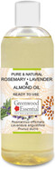 Greenwood Essential Rosemary Lavender and Almond Oil for Healthy Hair and Scalp Massage- Pure and Natural 200ml (6.76oz) Greenwood Essential Rosemary Lavender and Almond Oil for Healthy Hair and Scalp Massage- Pure and Natural 200ml (6.76oz)