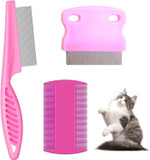 3PCS Double Sided Nit Comb, Lice Combs, Stainless Steel Tooth Comb, Lice Removal Combs Head Lice Treatment for Adults, Kids, Dogs, Cats(Pink) 3PCS Double Sided Nit Comb, Lice Combs, Stainless Steel Tooth Comb, Lice Removal Combs Head Lice Treatment for Adults, Kids, Dogs, Cats(Pink)