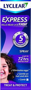 Lyclear Express Treat & Protect Spray - Kills Head Lice & Eggs Effective in Just 5 minutes on Head Lice & Helps Protect for up-to 72 hours* 100ml Spray Format Lyclear Express Treat & Protect Spray - Kills Head Lice & Eggs Effective in Just 5 minutes on Head Lice & Helps Protect for up-to 72 hours* 100ml Spray Format
