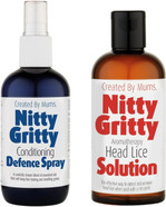 Simpul Nitty Gritty Head Lice Treatment & Defence Bundle Head Lice Solution 150ml & Defence Spray 250ml Natural, Non-Toxic Lice Removal & Prevention for Kids & Adults Simpul Nitty Gritty Head Lice Treatment & Defence Bundle Head Lice Solution 150ml & Defence Spray 250ml Natural, Non-Toxic Lice Removal & Prevention for Kids & Adults