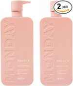 MONDAY Haircare Smooth Shampoo & Conditioner Twin 2 x 800ml - Cruelty-Free, SLS & Paraben Free - Dermatologically Tested | For Frizzy Hair, With Shea Butter for Hair Nourishment MONDAY Haircare Smooth Shampoo & Conditioner Twin 2 x 800ml - Cruelty-Free, SLS & Paraben Free - Dermatologically Tested | For Frizzy Hair, With Shea Butter for Hair Nourishment