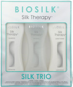 Biosilk Silk Therapy Trio For Unisex 3 Pc 7 oz Silk Therapy Shampoo, 7 oz Silk Therapy Conditioner, 7 oz and Silk Therapy Original