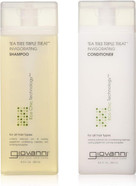 Giovanni Tea Tree Triple Treat Duo Set Shampoo & Conditioner 8.5 Oz Each Bottle