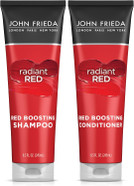 John Frieda Red Enhancing Shampoo & Conditioner Bundle, Radiant Red Hair Care for Redheads, Helps Enhance Shades, Pomegranate & Vitamin E John Frieda Red Enhancing Shampoo & Conditioner Bundle, Radiant Red Hair Care for Redheads, Helps Enhance Shades, Pomegranate & Vitamin E