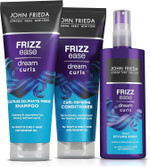 John Frieda Frizz Ease Dream Curls Shampoo, Conditioner and Styling Spray Bundle for Curly, Wavy Hair John Frieda Frizz Ease Dream Curls Shampoo, Conditioner and Styling Spray Bundle for Curly, Wavy Hair