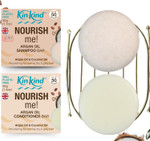 KinKind NOURISH me! Shampoo and Conditioner Bar Set. Argan Oil & Coconut Oil Shampoo Bar and Conditioner for Hydration & Softness, for Normal, Dry and Grey hair. For Travel. Up to 50 washes. UK made KinKind NOURISH me! Shampoo and Conditioner Bar Set. Argan Oil & Coconut Oil Shampoo Bar and Conditioner for Hydration & Softness, for Normal, Dry and Grey hair. For Travel. Up to 50 washes. UK made
