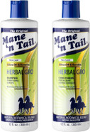 Mane 'n Tail Herbal Gro Shampoo and Conditioner Twin Pack, Nourishes and Strengthens, Olive Oil and Keratin, 355 ml (Pack of 1) Mane 'n Tail Herbal Gro Shampoo and Conditioner Twin Pack, Nourishes and Strengthens, Olive Oil and Keratin, 355 ml (Pack of 1)
