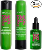 Matrix Food For Soft Hydrating Shampoo and Detangling Conditioner With Avocado Oil and Hyaluronic Acid for Dry Hair 300ml, Hair Oil 50ml Pack