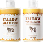 Beef Tallow Shampoo And Conditioner Set - Cleans, Moisturizes,Thickening, Volume, Control Oil Smooth Frizz Strengthen Hair, Add Shine & Softness, Nourish Scalp & Hair,For Damaged Thinning Hair(500ML) Beef Tallow Shampoo And Conditioner Set - Cleans, Moisturizes,Thickening, Volume, Control Oil Smooth Frizz Strengthen Hair, Add Shine & Softness, Nourish Scalp & Hair,For Damaged Thinning Hair(500ML)